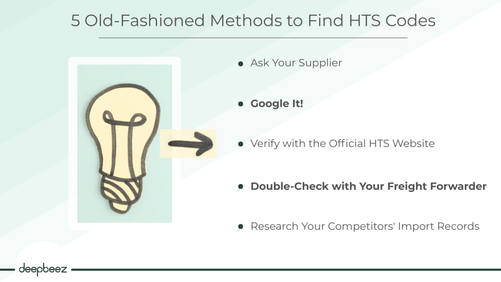 5 Old-Fashioned Methods to Find HTS Codes