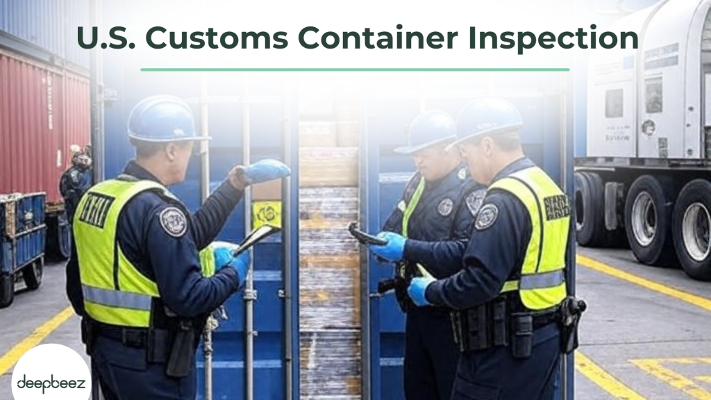 US customs container inspection