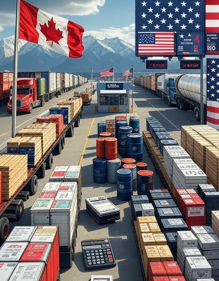 Duty from Canada to U.S.